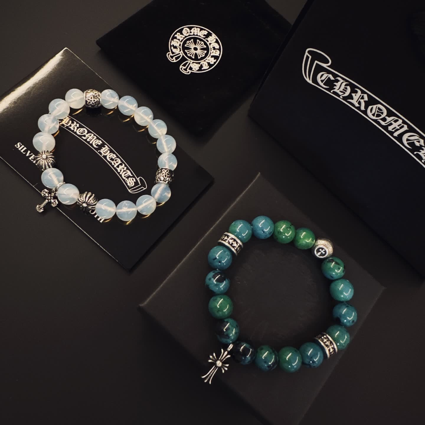 Chrome Hearts Beaded Bracelet Set